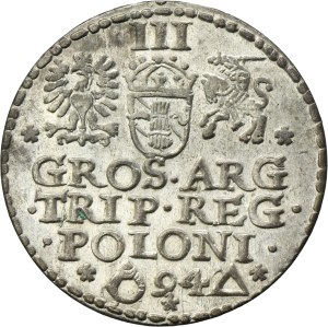 Sigismund III Vasa, 3 Groschen Marienburg 1594