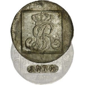 Poniatowski, Groschen Warsaw 1774 AP - RARE
