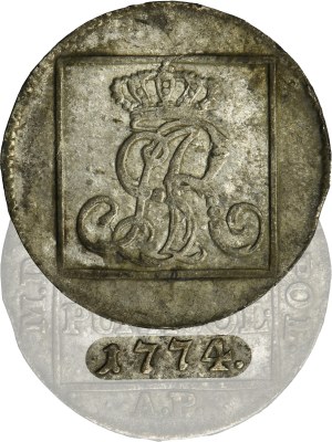 Poniatowski, Groschen Warsaw 1774 AP - RARE