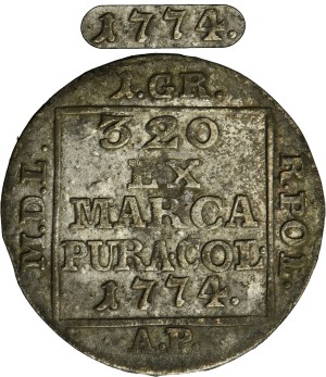 Poniatowski, Groschen Warsaw 1774 AP - RARE