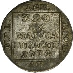 Poniatowski, Groschen Warsaw 1774 AP - RARE