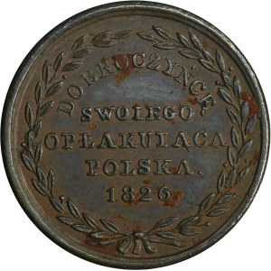Medal Benefactor of Her Mourning Poland 1826