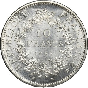 France, V Republic, 10 Francs Paris 1965