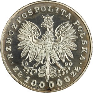 MAŁY TRYPTYK, 100.000 złotych 1990 Piłsudski