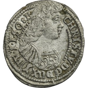 Silesia, Duchy of Oels, Christian Ulreich, 1 Kreuzer Oels 1680