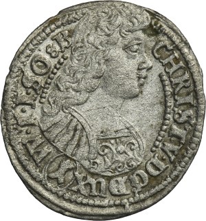 Silesia, Duchy of Oels, Christian Ulreich, 1 Kreuzer Oels 1680