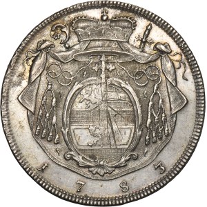 Austria, Archbishopric of Salzburg, Hieronymus von Colloredo, Thaler Salzburg 1783 M