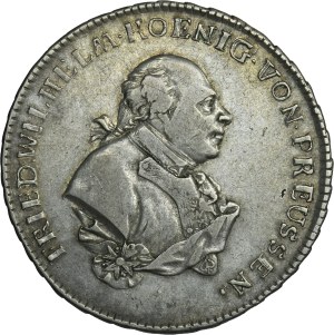 Germany, Kingdom of Prussia, Friedrich Wilhelm II, 2/3 Thaler Schwabach 1792 S