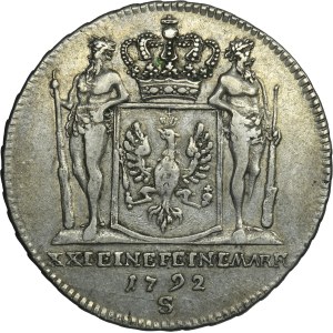 Germany, Kingdom of Prussia, Friedrich Wilhelm II, 2/3 Thaler Schwabach 1792 S