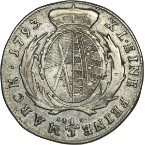 Germany, Saxony, Friedrich Augustus III, 1/3 Thaler Dresden 1793 IEC