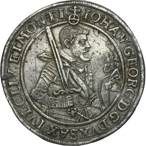 Germany, Electorate of Saxony, Johann Georg I, Thaler Dresden 1624 HI