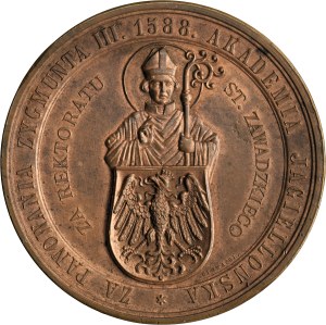Medal 300th Anniversary of the Establishment of St. Anna's Gymnasium in Krakau 1888