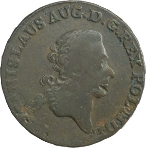Poniatowski, 3 Groschen, Warsaw 1787 EB - RARE