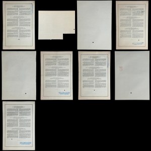 Fifth Austrian 5.5% War State Loan - bond set (5 pieces).