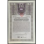 Siódma Austriacka 5,5% Wojenna Pożyczka Państwowa - zestaw obligacji (5 szt.)