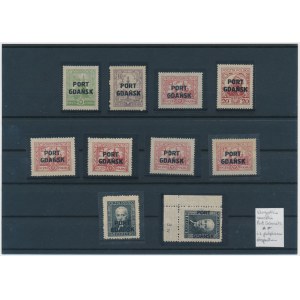 Set, Stamps Port of Danzig (10 pcs.)