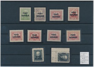 Set, Stamps Port of Danzig (10 pcs.)