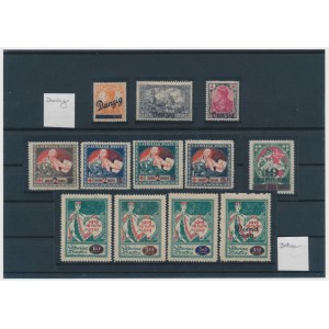 Set, Memel (Klaipeda), Danzig, Latvia, Russia, Tuva, Stamps (ca. 77 pcs.)