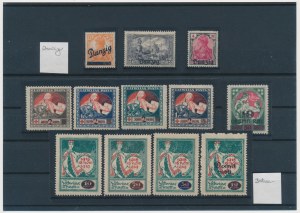 Set, Memel (Klaipeda), Danzig, Latvia, Russia, Tuva, Stamps (ca. 77 pcs.)