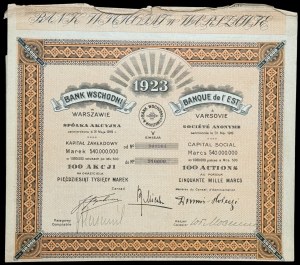 Bank Wschodni S.A., 100 x 500 mkp 1923, Emisja V