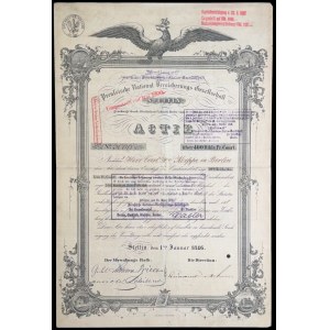 Szczecin, Preussische National Versicherungs Gesellschaft, 400 talarów 1846