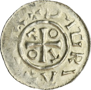 Allemagne, Basse-Saxe, Gandersheim, Otto III, Denier type OAP - Groupe AMEN
