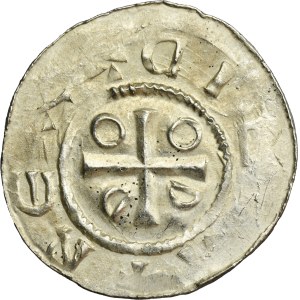 Germany, Saxony, Otto III, OAP Denarius Goslar