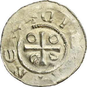 Germany, Saxony, Otto III, OAP Denarius Goslar
