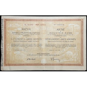 Bank Przemysłowy dla Królestwa Galicji i Lodomerii, 400 koron 1920