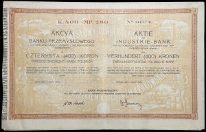 Bank Przemysłowy dla Królestwa Galicji i Lodomerii, 400 koron 1920