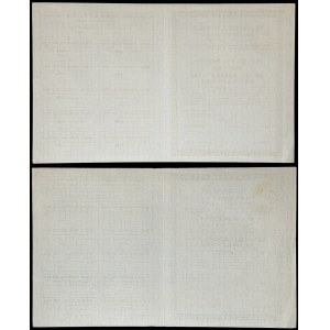 Warszawska Kinematograficzna S.A., 100 zł i 10 x 100 zł - zestaw 2 szt.