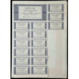Bank Polski S.A., 100 zł i 5 x 100 zł 1934 - zestaw 2 szt.