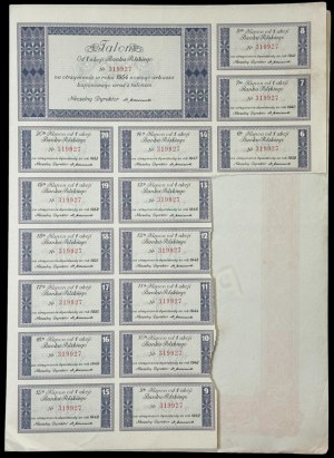 Bank Polski S.A., 100 zł i 5 x 100 zł 1934 - zestaw 2 szt.