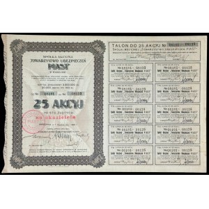 Towarzystwo Ubezpieczeń Piast S.A., 25 x 100 zł