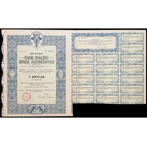 Bank Związku Spółek Zarobkowych S.A. w Poznaniu, 100 zł 1935