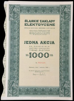Śląskie Zakłady Elektryczne S.A., 1.000 zł