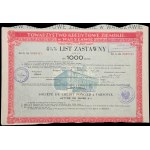 Towarzystwo Kredytowe Ziemskie w Warszawie, 4,5% list zastawny serii 5 - zestaw 3 szt.