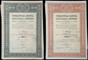 Tomaszowska Fabryka Sztucznego Jedwabiu S.A., 120 zł i 5 x 120 zł - zestaw 2 szt.