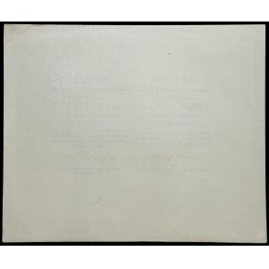 Lwowskie Towarzystwo Akcyjne Browarów, 100 zł 1925, Emisja IX