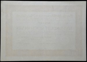 Zielona Góra, Bergschloßbrauerei & Malzfabrik C. L. Wilh. Brandt Aktiengesellschaft, 100 Reichsmark 1928