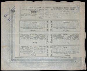 Towarzystwo Kopalń i Zakładów Hutniczych Sosnowieckich S.A., 125 rubli 1890