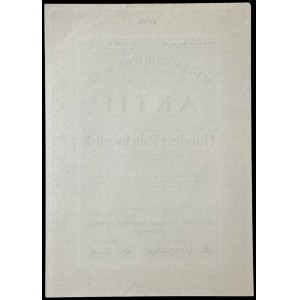 Wrocław, Schlesische Druckerei Aktien-Gesellschaft, 100 Reichsmark 1925