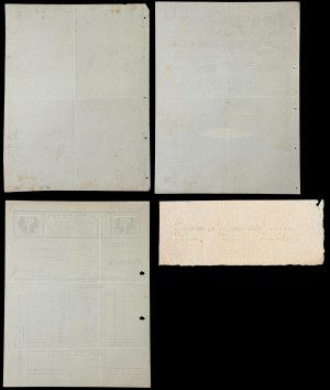 Set of documents - invoices and receipts