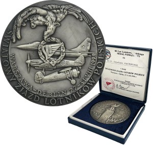 Third Polish Republic, Medal of 80 Years of Polish Aviation 1998 with box and ID card