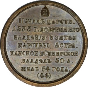 Russia, Medal Suite, Ivan IV the Terrible 1533-1583