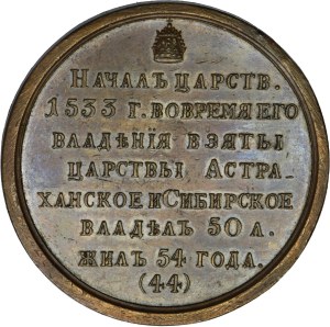 Russia, Medal Suite, Ivan IV the Terrible 1533-1583