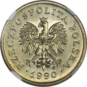 20 groszy 1990 - NGC MS67