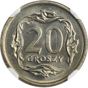 20 groszy 1990 - NGC MS67