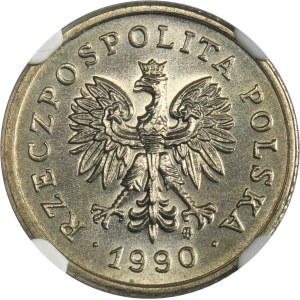 20 groszy 1990 - NGC MS67