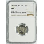 20 groszy 1990 - NGC MS67